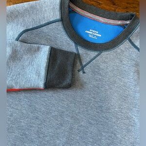 Prana Gray and Black Sweatshirt